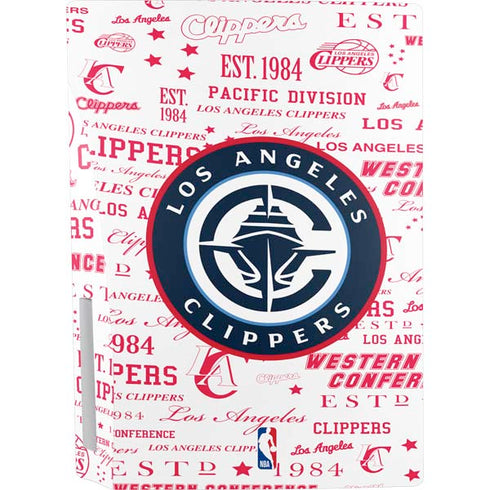 NBA Los Angeles Clippers Blast Logos PS5 Console Skin